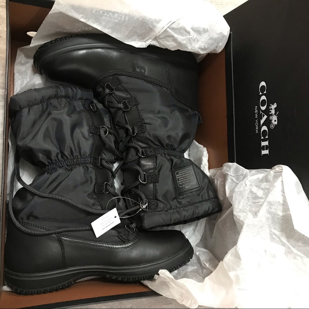 NWB Coach SAGE Winter Boots Sz 6.5 - Picture 8 of 8